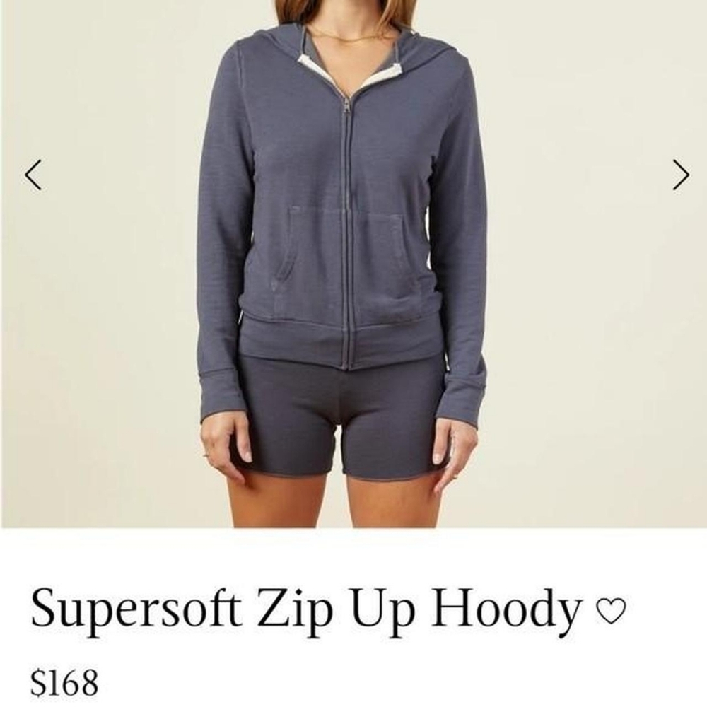 Monrow Supersoft Zip Hoodie